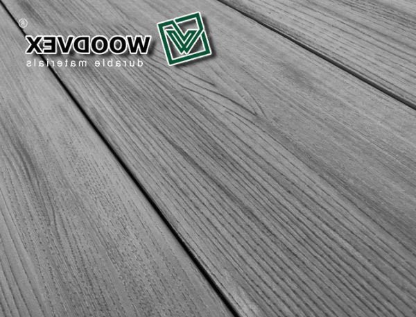 Террасная доска WOODVEX Select серого цвета &amp;quot;Дым&amp;quot; из ДПК купить в Славянске-на-Кубани