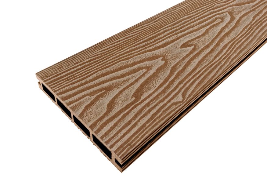 Террасная доска Holzhof, NauticPrime (Light) Esthetic Wood, Коричневый купить в Славянске-на-Кубани