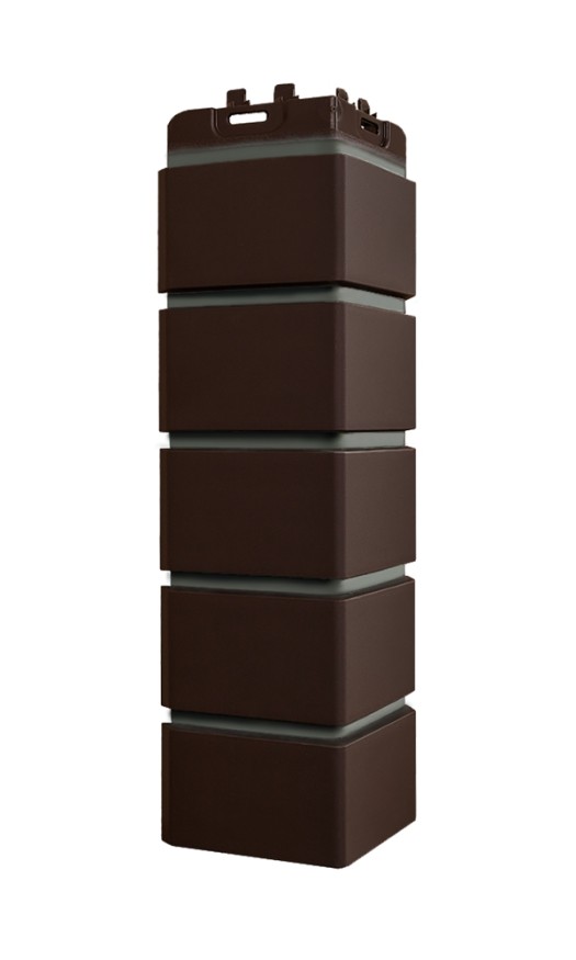 Угол Grand Line, Клинкерный кирпич Design, Цвет Шоколад. купить в Славянске-на-Кубани