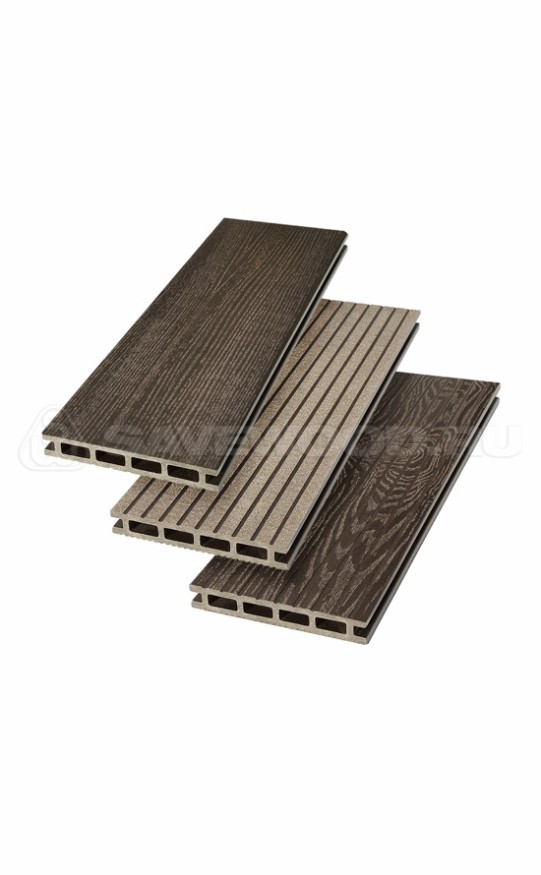 Террасная доска ДПК SaveWood, SW Carpinus (R), Темно-коричневый купить в Славянске-на-Кубани