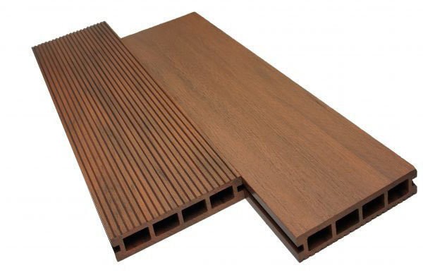 Террасная доска WOODVEX Expert из ДПК цвет Палисандр купить в Славянске-на-Кубани