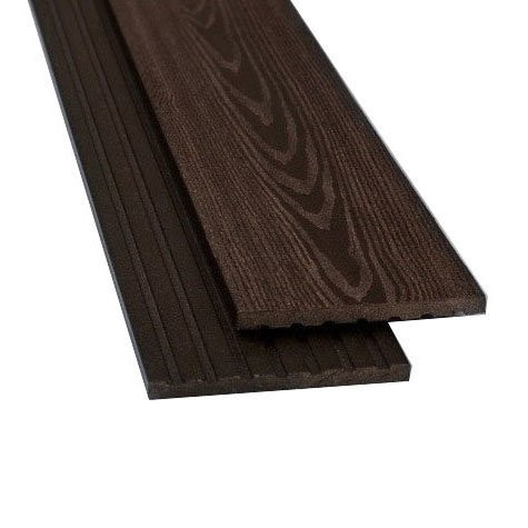 Заборная доска из ДПК ECODECKING Цвет Кофе купить в Славянске-на-Кубани