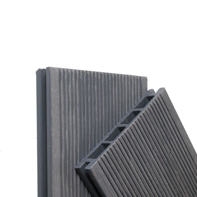 Террасная доска Экодекинг Титан 3D, Серый купить в Славянске-на-Кубани