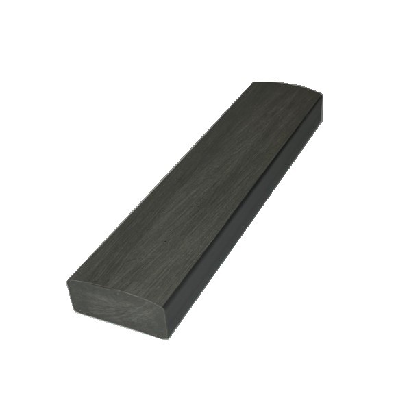 Лавочный брус Ecodecking Некст, графитовый, полнотелый с брашированной текстурой. купить в Славянске-на-Кубани
