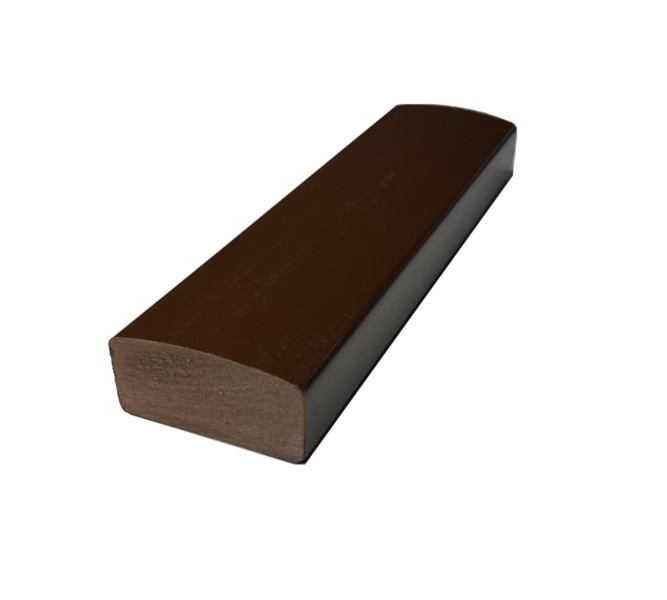 Лавочный брус Ecodecking Некст глянцевый шоколадный, полнотелый. купить в Славянске-на-Кубани