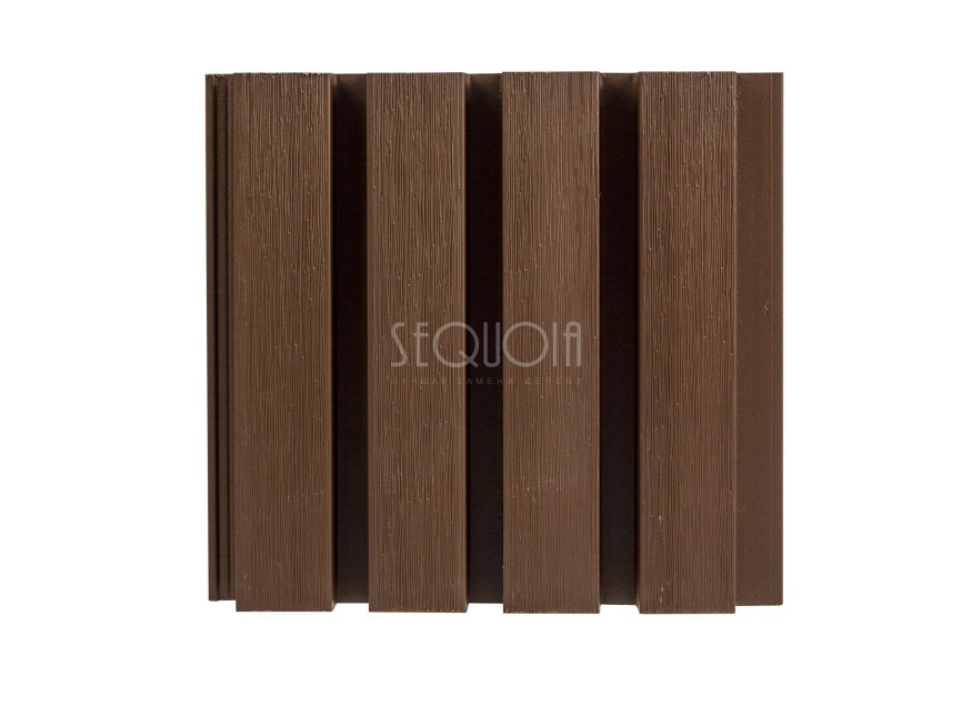 Доска фасадная SEQUOIA co-extrusion Коричневая купить в Славянске-на-Кубани