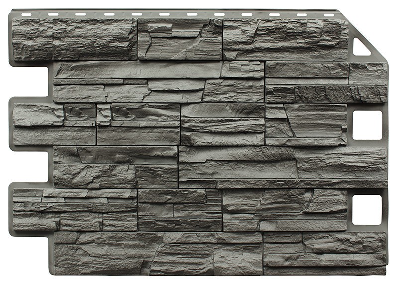 Фасадная панель Royal Stone, Скалистый камень, Квебек. купить в Славянске-на-Кубани