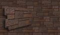 Фасадная панель VOX Sandstone (Сандстоун) в темно-коричневом цвете купить в Славянске-на-Кубани