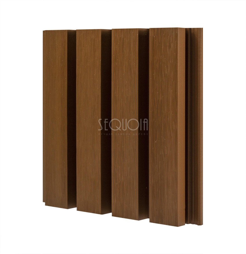 Доска фасадная SEQUOIA co-extrusion Светло-коричневая купить в Славянске-на-Кубани