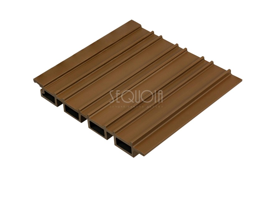 Доска фасадная SEQUOIA co-extrusion Светло-коричневая купить в Славянске-на-Кубани