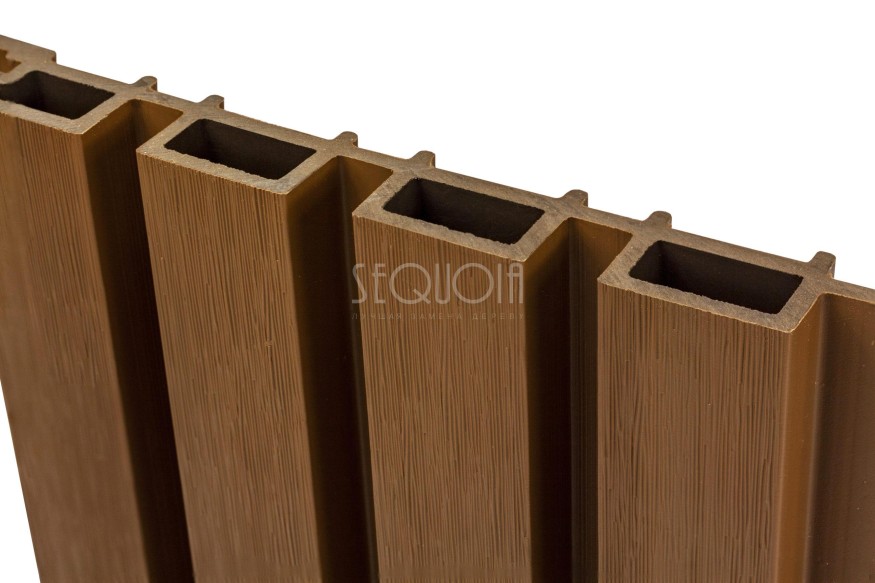 Доска фасадная SEQUOIA co-extrusion Светло-коричневая купить в Славянске-на-Кубани