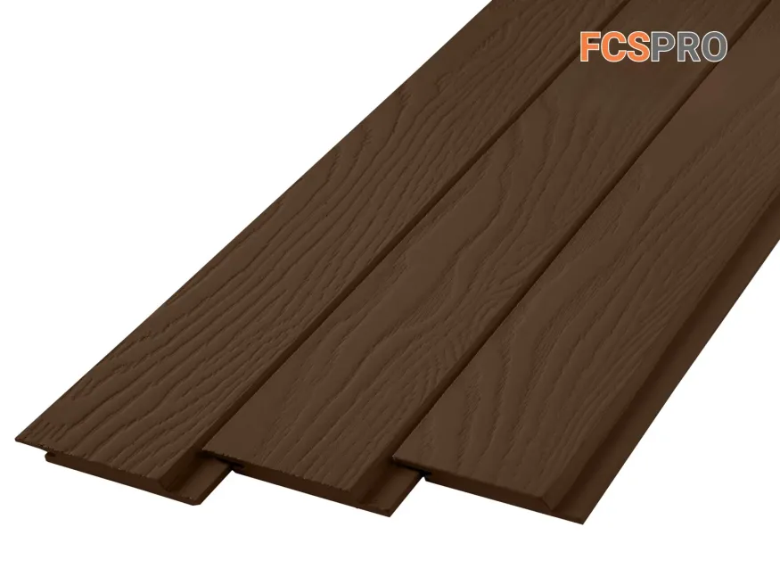 Фиброцементный сайдинг FCSPRO Click Shtil F21 (Коричневая глина) купить в Славянске-на-Кубани