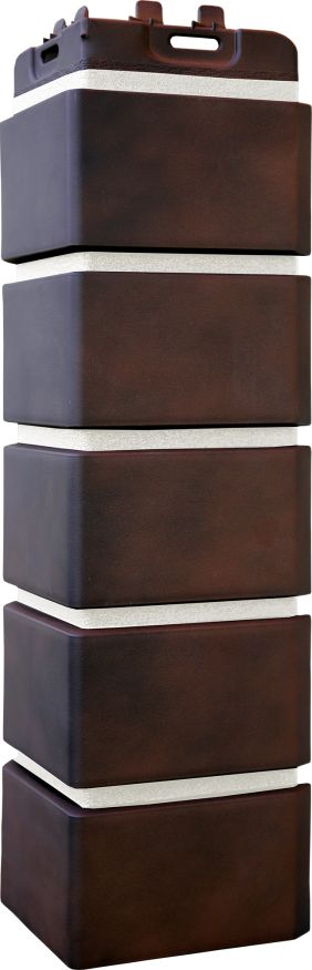 Угол наружный Grand Line, Клинкерный кирпич Design Plus, Кофе с белым швом купить в Славянске-на-Кубани