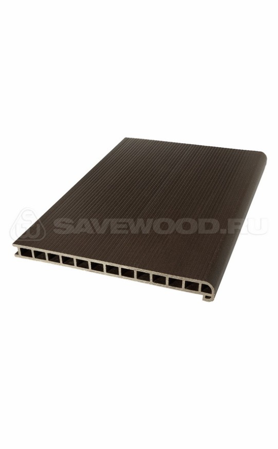 Ступень из ДПК SaveWood, SW Radix, Темно-коричневый купить в Славянске-на-Кубани