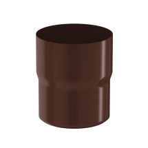 Соединитель трубы Aquasystem, PU MATT, RAL 8017 Коричневый 125/90
