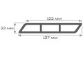Доска Ромбус 3D ДПК Outdoor STORM BLACK черного цвета купить в Славянске-на-Кубани