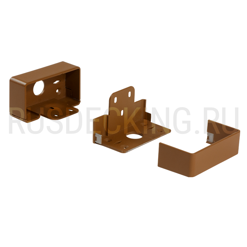 Комплект крепления перил прямое RusDecking Unodeck Орех купить в Славянске-на-Кубани