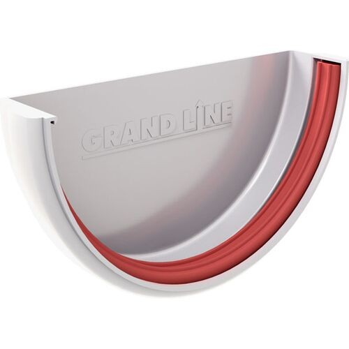 Заглушка для желоба Grand Line, белого цвета. купить в Славянске-на-Кубани