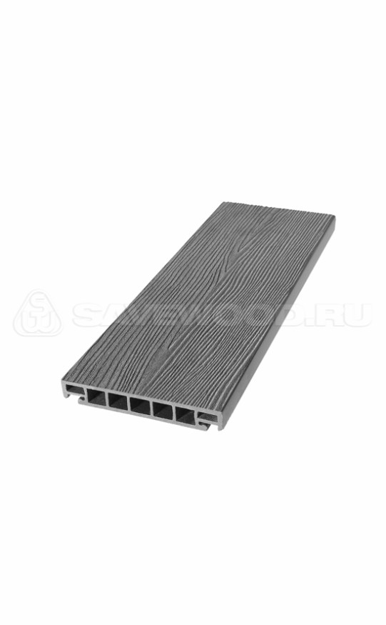 Террасная доска ДПК SaveWood, SW Salix (S) (R), Пепельный купить в Славянске-на-Кубани