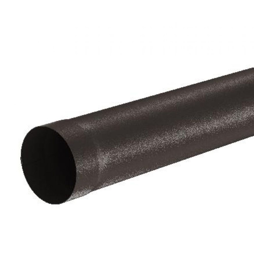 Водосточная труба Aquasystem RR 32, 1.00м, тёмно-коричневый матовый, 125/90. купить в Славянске-на-Кубани
