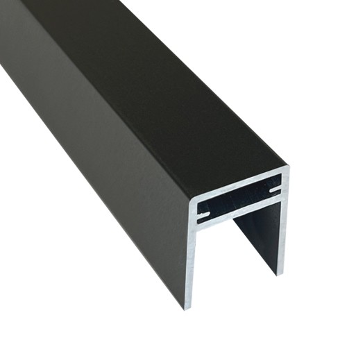 Алюминиевый П-профиль EasyDecking Черное дерево купить в Славянске-на-Кубани