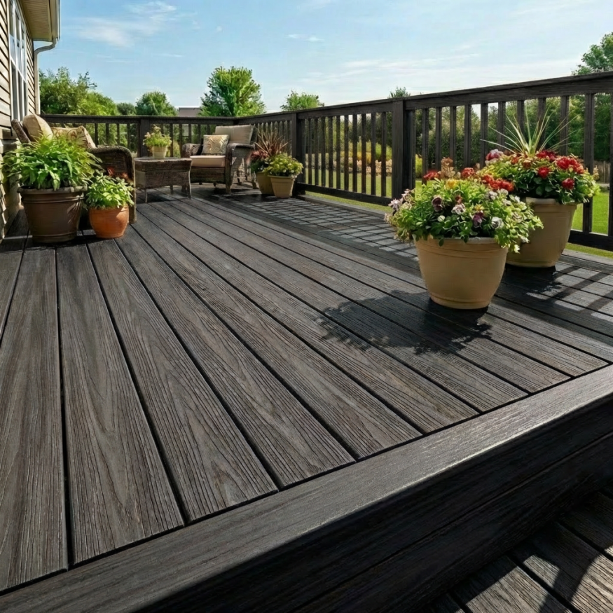 Террасная доска ДПК GardenParkett Табула, Графит купить в Славянске-на-Кубани