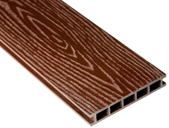 Террасная доска Faynag Premium PINO 3D в цвете Шоколад из ДПК купить в Славянске-на-Кубани