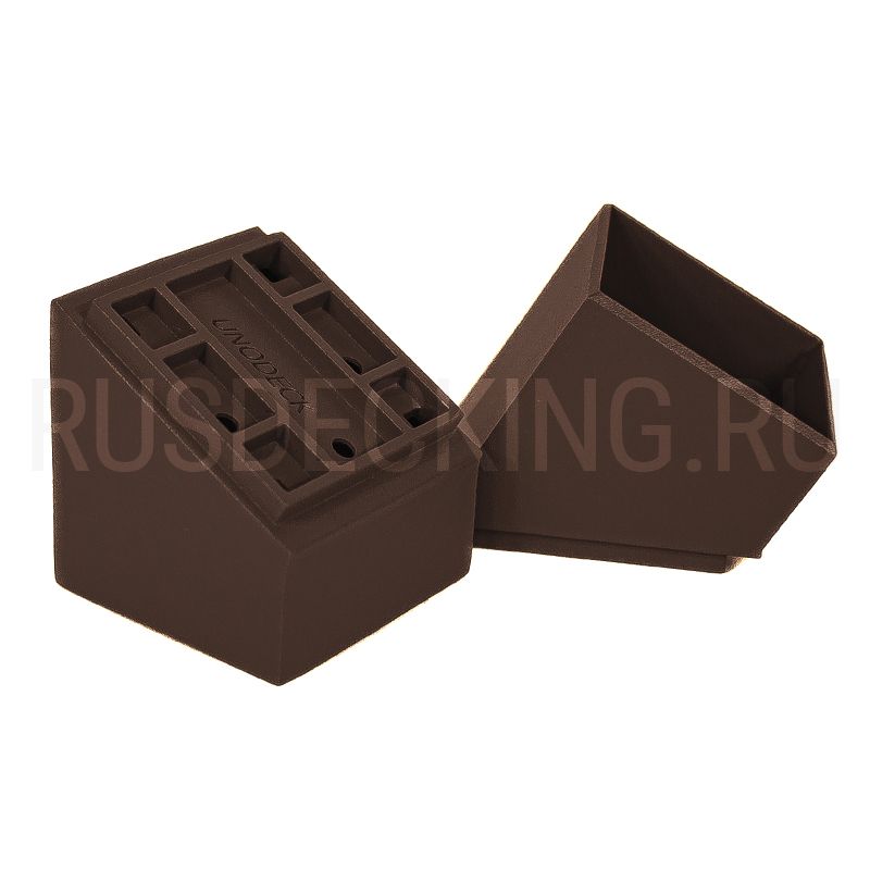 Крепление балясины наклонное RusDecking Unodeck Венге купить в Славянске-на-Кубани