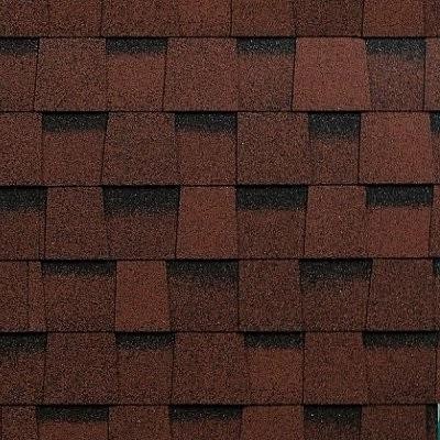 Двухслойная ламинированная черепица Shinglas, Фазенда, Красный цвет купить в Славянске-на-Кубани