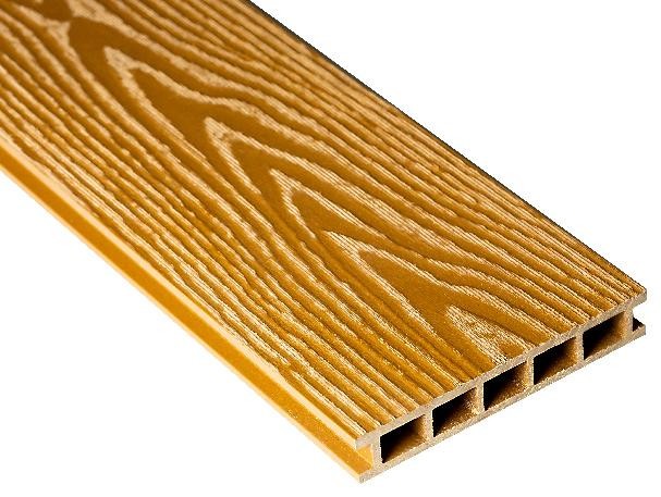 Террасная доска Faynag Premium PINO 3D в цвете Тик из ДПК купить в Славянске-на-Кубани