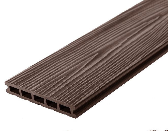 Террасная доска из ДПК RusDecking Unodeck Mogano - Цвет Венге купить в Славянске-на-Кубани