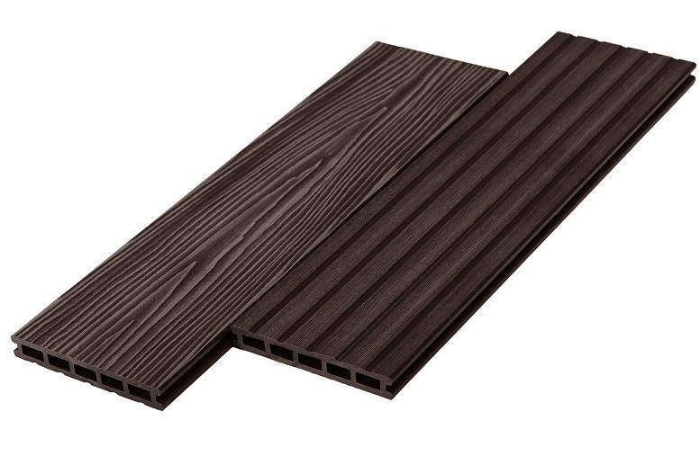 Террасная доска из ДПК RusDecking Unodeck Mogano - Цвет Венге купить в Славянске-на-Кубани