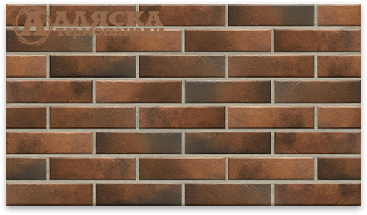 Фасадные термопанели Аляска 24. Retro brick chili купить в Славянске-на-Кубани
