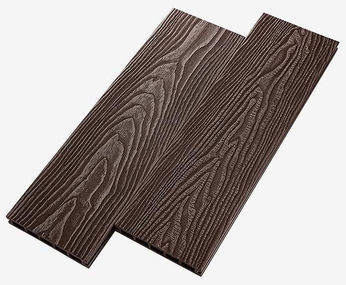 Террасная доска из ДПК RusDecking Unodeck Vintage - Цвет Венге купить в Славянске-на-Кубани
