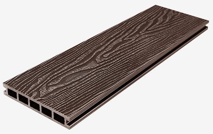 Террасная доска из ДПК RusDecking Unodeck Vintage - Цвет Венге купить в Славянске-на-Кубани