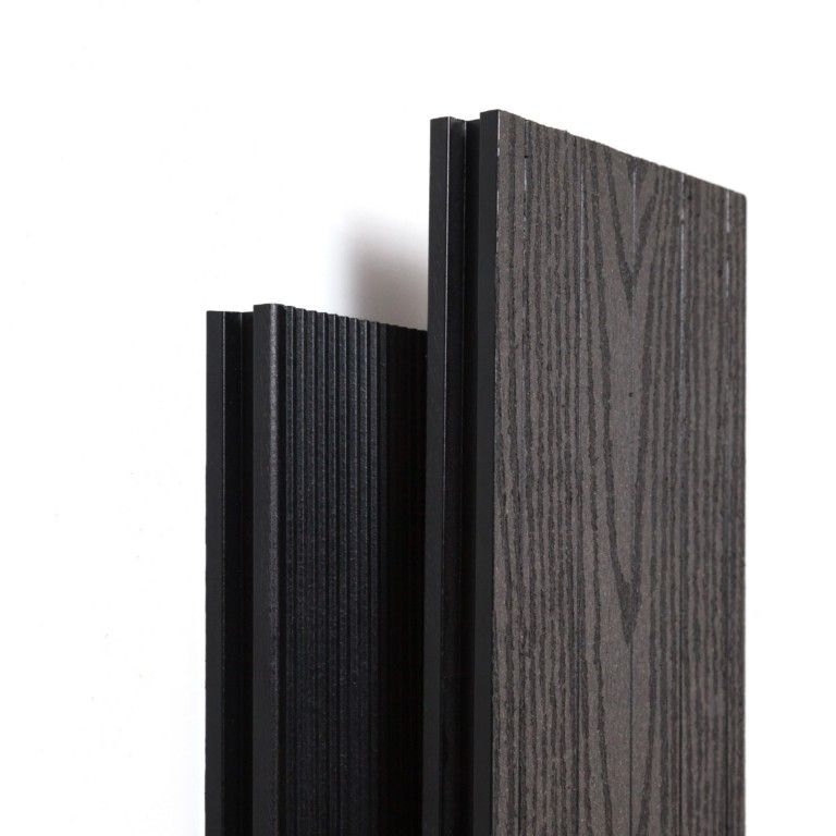 Террасная доска Ecodecking Техно плюс Графит купить в Славянске-на-Кубани