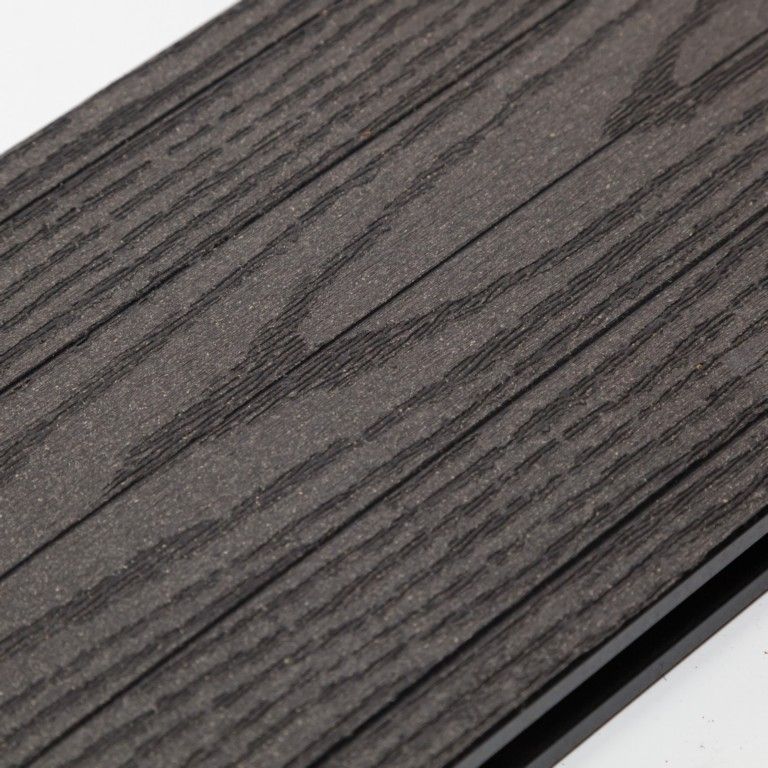 Террасная доска Ecodecking Техно плюс Графит купить в Славянске-на-Кубани