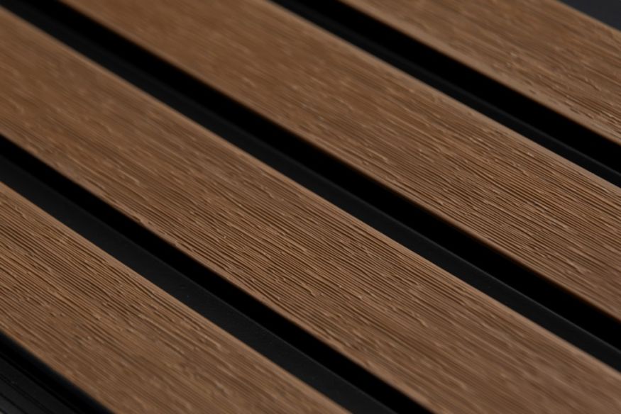 Реечная фасадная панель Ecodecking Скай Коэкструзия Тик купить в Славянске-на-Кубани