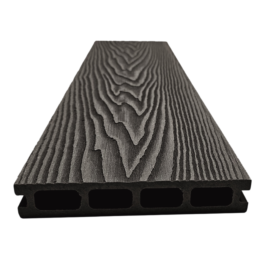 Террасная доска ДПК NanoWood 3D Double Антрацит купить в Славянске-на-Кубани