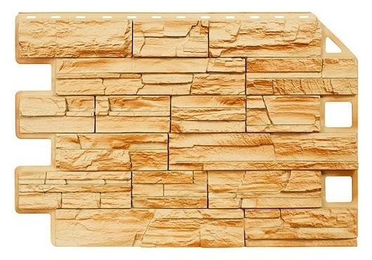 Фасадная панель Royal Stone, Скалистый камень, Буффало. купить в Славянске-на-Кубани