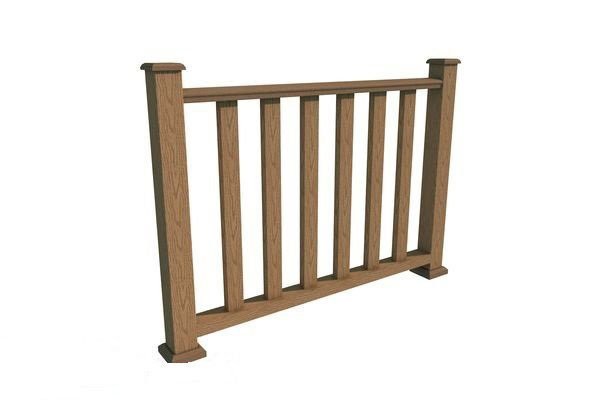 Ограждения из древесно-полимерного композита WOODVEX купить в Славянске-на-Кубани