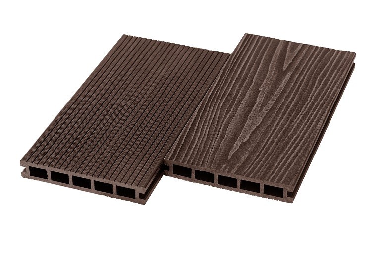 Террасная доска из ДПК RusDecking Unodeck Ultra - цвет Венге купить в Славянске-на-Кубани