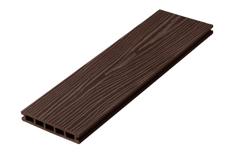 Террасная доска из ДПК RusDecking Unodeck Ultra - цвет Венге купить в Славянске-на-Кубани