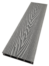 Террасная доска ДПК NanoWood 3D Double Серый