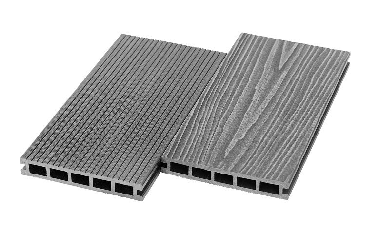 Террасная доска из ДПК RusDecking Unodeck Ultra - Цвет: Серый купить в Славянске-на-Кубани