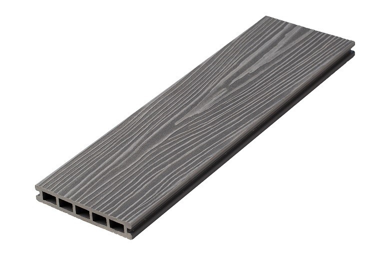 Террасная доска из ДПК RusDecking Unodeck Ultra - Цвет: Серый купить в Славянске-на-Кубани