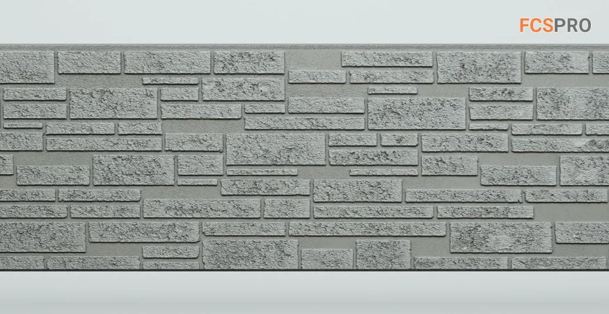 Фиброцементные панели FCS Simple АА1 (под камень) купить в Славянске-на-Кубани
