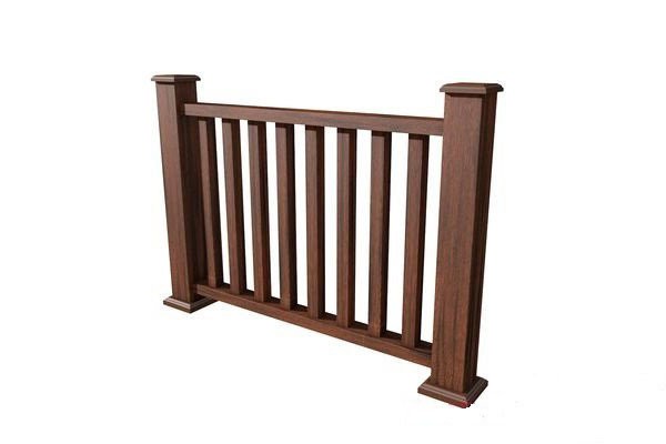 Ограждения из ДПК WOODVEX в цвете Палисандр купить в Славянске-на-Кубани