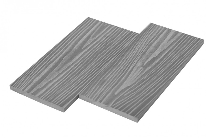 Заборная доска RusDecking UnoDeck Forte - Цвет Серый купить в Славянске-на-Кубани