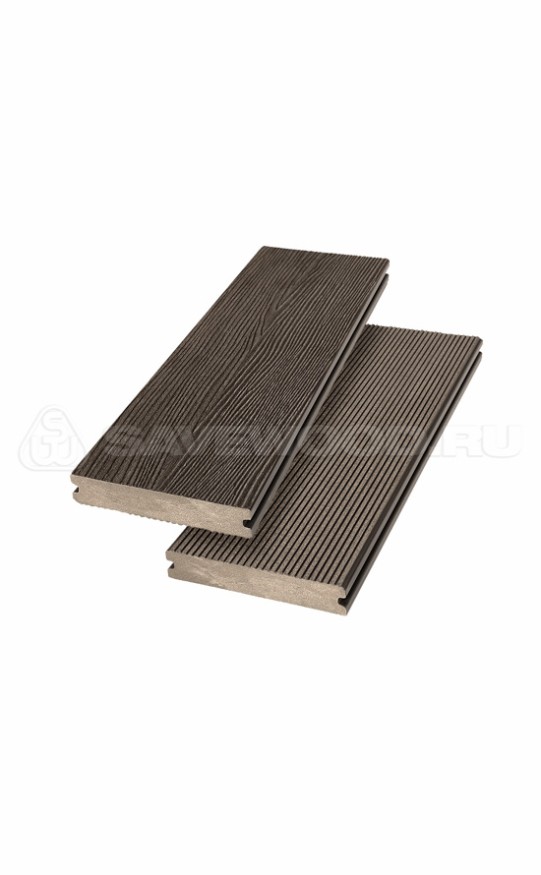 Террасная доска ДПК SaveWood, SW Abies (R), Темно-коричневый купить в Славянске-на-Кубани
